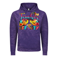 Cloud Purple teacher off duty Vintage Hoodie - RanaPortraitStore