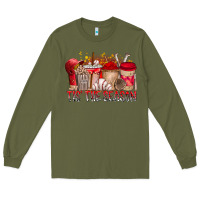 Army Green tis the season Long Sleeve Tee - RacoonDesign