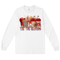 White tis the season Long Sleeve Tee - RacoonDesign