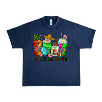Navy cinco de mayo coffee cups Urban Heavy Tee - Zillion Design Studio
