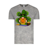 Cloud Rock st patricks day gnomes shamrock gold horseshoes rainbow Vintage Tee - RanaPortraitStore