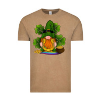 Vintage Coffee st patricks day gnomes shamrock gold horseshoes rainbow Vintage Tee - RanaPortraitStore