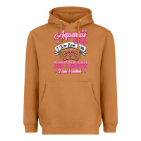Meerkat As a Aquarius Girl I was Born with My Heart on my Sleeve and a mouth Heavyweight Hoodie - Jasminsmagicworld