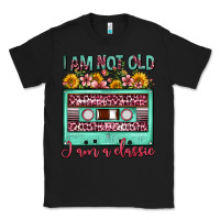 Black i am not old i am a classic sunflower floral casse Classic Tee - FaDigitalArtStudio