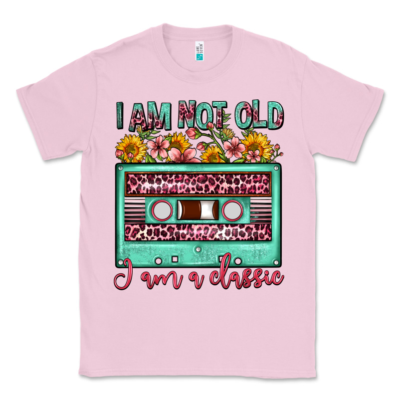 I Am Not Old I Am A Classic Sunflower Floral Casse Classic Tee by FaDigitalArtStudio | Teevron