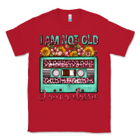 Red i am not old i am a classic sunflower floral casse Classic Tee - FaDigitalArtStudio