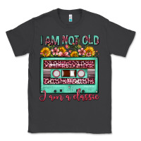 Smoke i am not old i am a classic sunflower floral casse Classic Tee - FaDigitalArtStudio