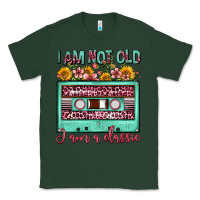 Sports Green i am not old i am a classic sunflower floral casse Classic Tee - FaDigitalArtStudio