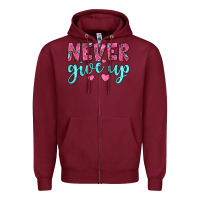 Burgundy never give up Zipper Hoodie - JahusDesignShop