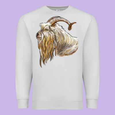 Kiko Goat Face Premium Sweatshirt Designed By Lillyallendesigns