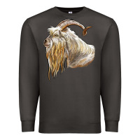 Smoke kiko goat face Premium Sweatshirt - LillyAllenDesigns