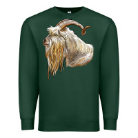 Sports Green kiko goat face Premium Sweatshirt - LillyAllenDesigns