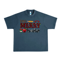 Midnight Navy one merry teacher Urban Heavy Tee - RanaPortraitStore