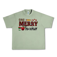 Oil Green one merry teacher Urban Heavy Tee - RanaPortraitStore