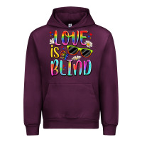 Mauve Wine love is blind Urban Hoodie - Artiststas