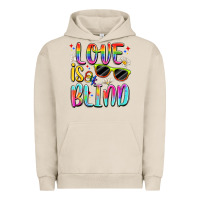 Pigment French Oak love is blind Urban Hoodie - Artiststas