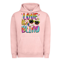 Pigment Salmon love is blind Urban Hoodie - Artiststas