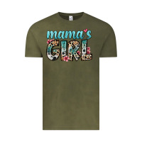 Vintage Olive mama s girl Vintage Tee - Zillion Design Studio