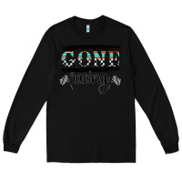 Black goneracing Long Sleeve Tee - CowhideDigitalArt