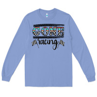 Colony Blue goneracing Long Sleeve Tee - CowhideDigitalArt