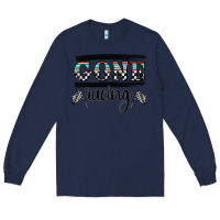 Navy goneracing Long Sleeve Tee - CowhideDigitalArt