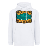 White sunflower background Heavyweight Hoodie - BarkalooDesign