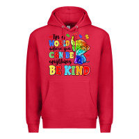 Cardinal in a world where you can be anything be kind Premium Hoodie - MaliasSmallBusiness