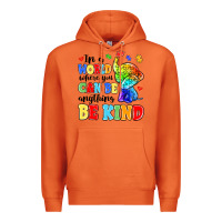 Carrot in a world where you can be anything be kind Premium Hoodie - MaliasSmallBusiness