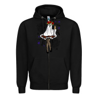 Black freak ghost halloween Zipper Hoodie - BundleAndBundleShop