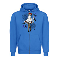 True Royal freak ghost halloween Zipper Hoodie - BundleAndBundleShop