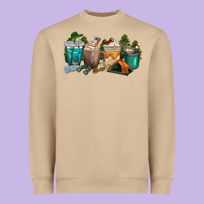 Heavyweight Sweatshirt camping coffee cups