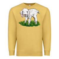 Antique Gold Baby Angora Goat Premium Sweatshirt - LillyAllenDesigns