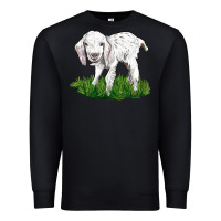 Black Baby Angora Goat Premium Sweatshirt - LillyAllenDesigns