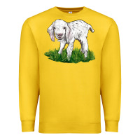 Lemon Baby Angora Goat Premium Sweatshirt - LillyAllenDesigns