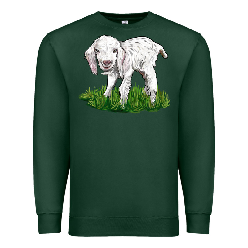 Baby Angora Goat Premium Sweatshirt by LillyAllenDesigns | Teevron