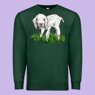 Baby Angora Goat Premium Sweatshirt Designed By Lillyallendesigns