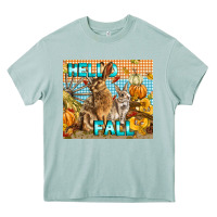 Arona Hello Fall Rabbit Heavy Core Tee - LillyAllenDesigns