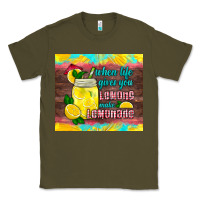 Army Green when life gives you lemons make lemonade Classic Tee - HRA Design Shop