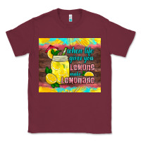 Burgundy when life gives you lemons make lemonade Classic Tee - HRA Design Shop