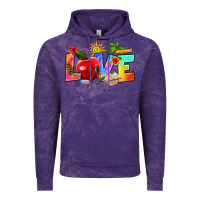 Cloud Purple love teacher summer Vintage Hoodie - RanaPortraitStore