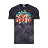 Cloud Black super teacher Vintage Tee - texasbilliewilder
