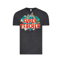 Vintage Black super teacher Vintage Tee - texasbilliewilder