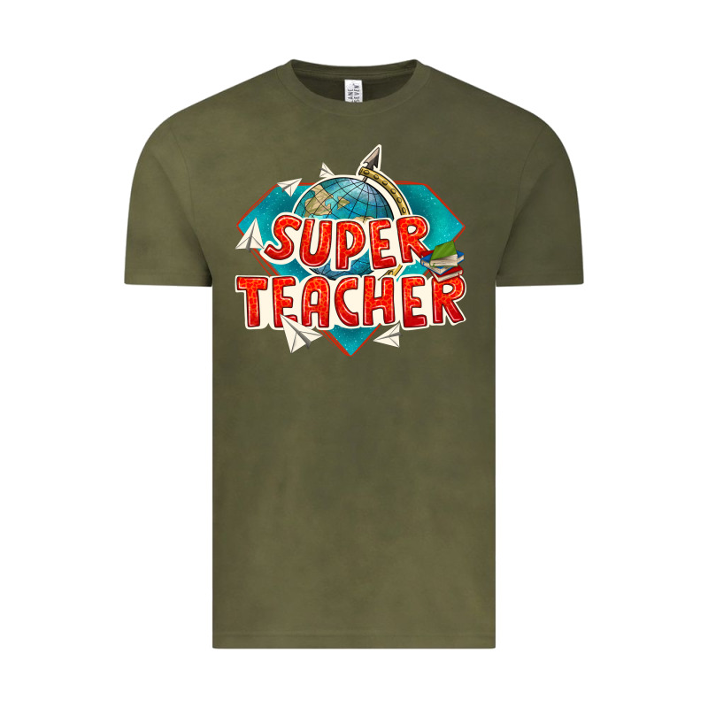 Super Teacher Vintage Tee by texasbilliewilder | Teevron