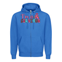 True Royal i'm a survivor Zipper Hoodie - JahusDesignShop