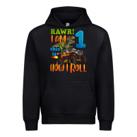 Black rawr i am one this is how i roll Urban Hoodie - Artiststas