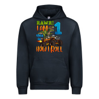 Navy rawr i am one this is how i roll Urban Hoodie - Artiststas