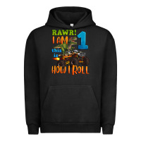 Pigment Black rawr i am one this is how i roll Urban Hoodie - Artiststas