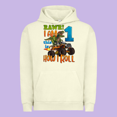 Rawr I Am One This Is How I Roll Urban Hoodie Designed By Artiststas