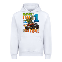 White rawr i am one this is how i roll Urban Hoodie - Artiststas