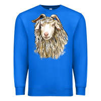 True Royal Angora Goat Face Premium Sweatshirt - LillyAllenDesigns